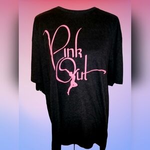 NEXT LEVEL APPAREL PINK OUT T SHIRT